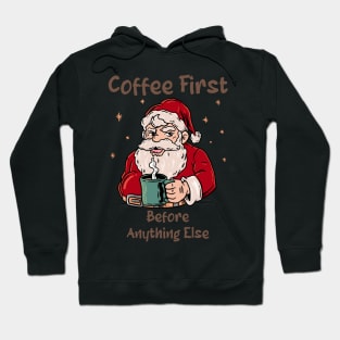 COFFEE WITH SANTA Hoodie